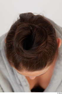 Groom references Vanessa Angel  002 ballet bun brown long…